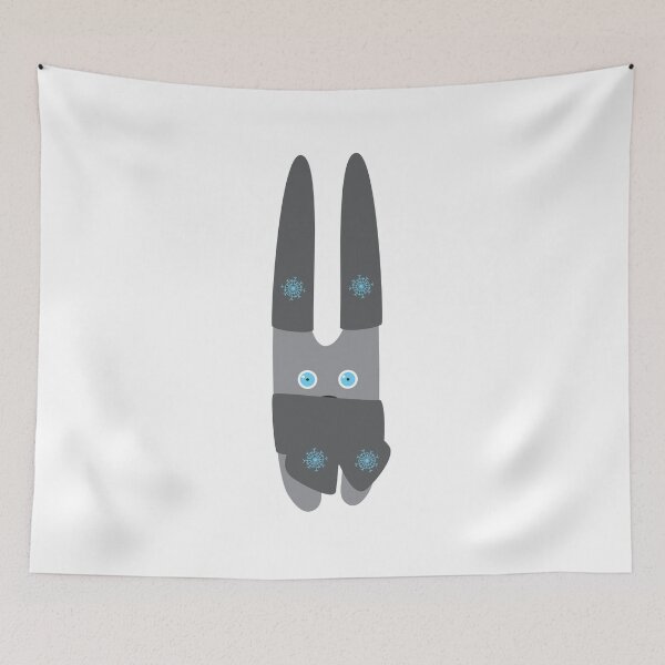Item preview, Bunny in scarf and hats designed and sold by mborgali.