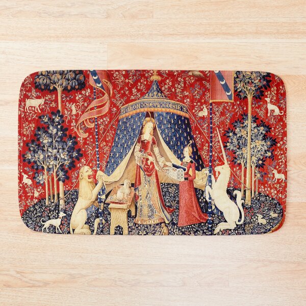 Item preview, The Lady and the Unicorn: La Dame à la licorne - Medieval Unicorn Tapestry designed and sold by MagicStrawberry.