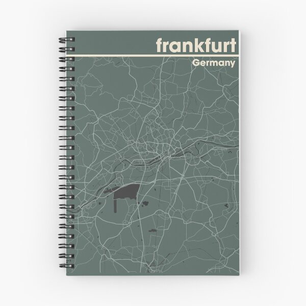 Item preview, Frankfurt Germany Map designed and sold by mertcanglz.