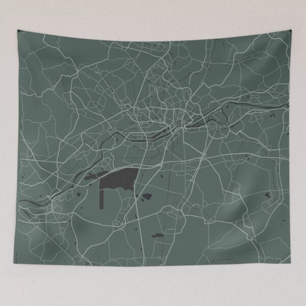 Item preview, Frankfurt Germany Map designed and sold by mertcanglz.
