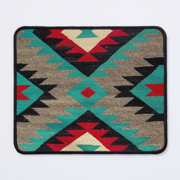 Item preview, Navajo Blanket pattern, turquise, red, grey, black designed and sold by Nostrathomas66.