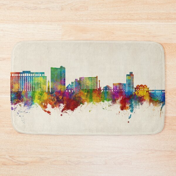 Item preview, Biloxi Mississippi Skyline designed and sold by ArtPrints.