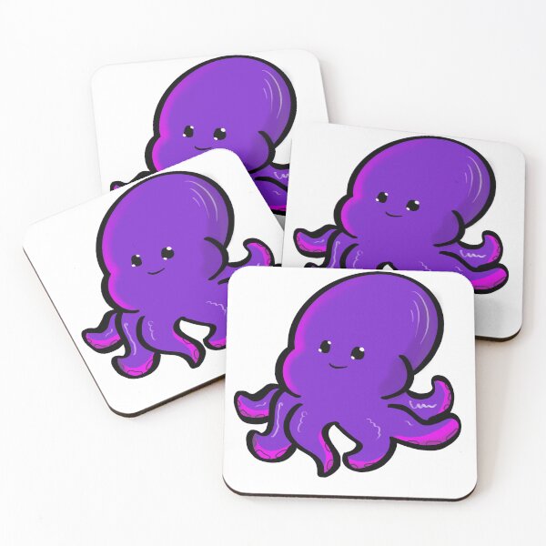 Item preview, A purple octopus  designed and sold by LIRIXLY.