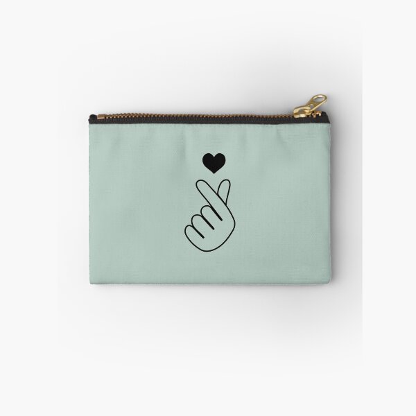 Item preview, KPOP Finger Heart Symbol - Pastel Green designed and sold by thelustrous.