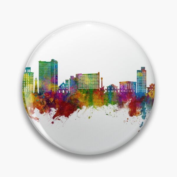 Item preview, Biloxi Mississippi Skyline designed and sold by ArtPrints.
