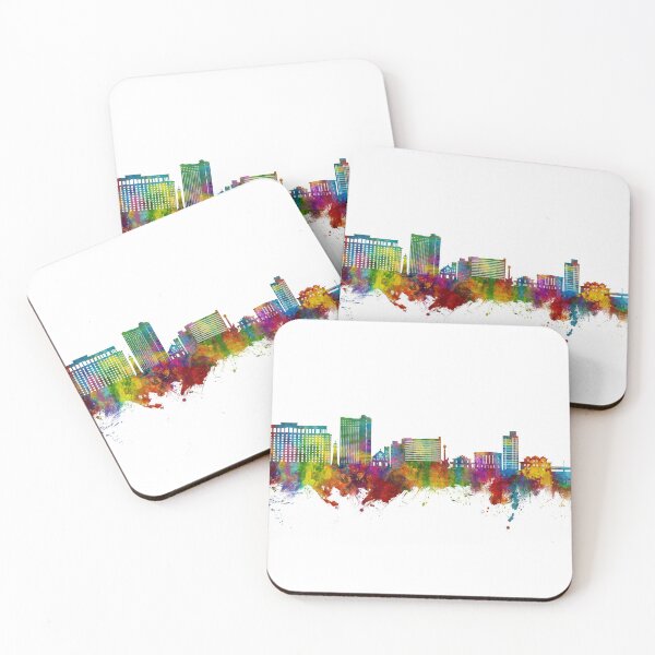 Item preview, Biloxi Mississippi Skyline designed and sold by ArtPrints.