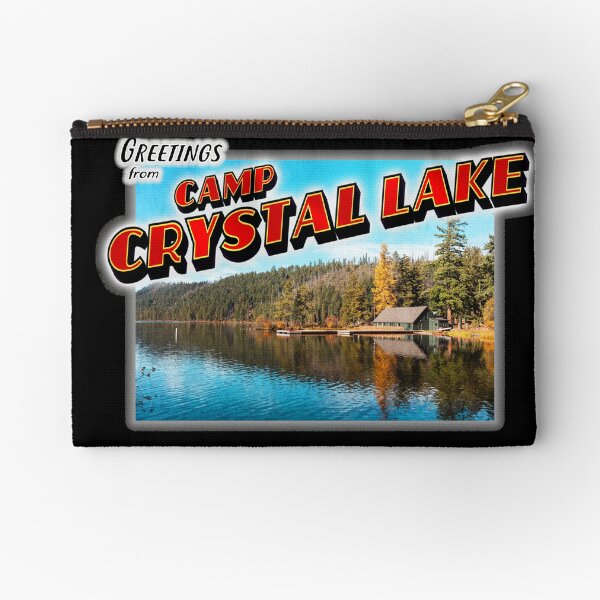 Item preview, Friday the 13th Inspired 'Greetings from Camp Crystal Lake' Vintage / Retro Postcard Weathered Design designed and sold by Mercy Apparel.