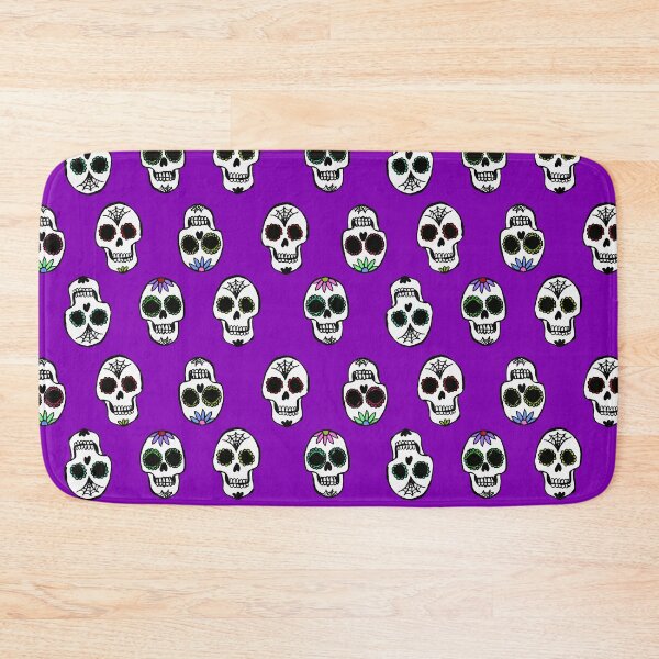Item preview, Purple Halloween Sugar Skull Pattern  designed and sold by Julie Erin Designs.