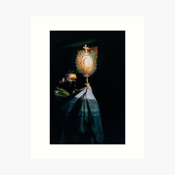 Monstrance with Eucharist Art Print