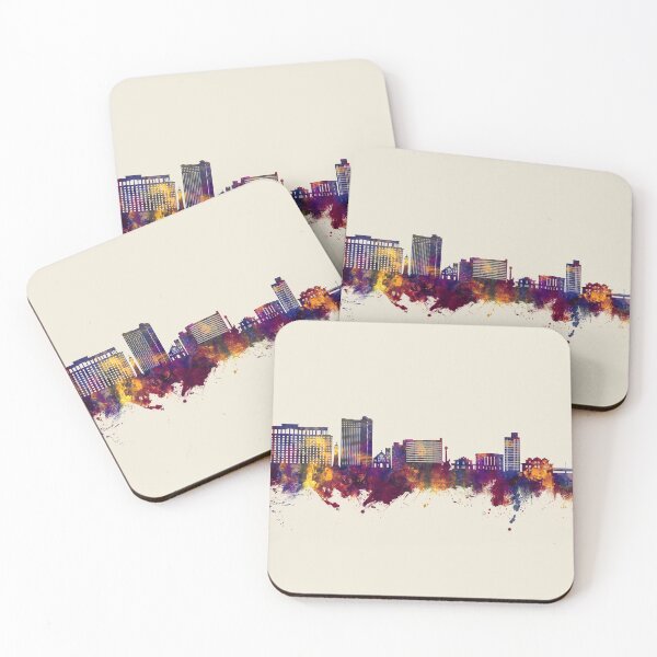Item preview, Biloxi Mississippi Skyline designed and sold by ArtPrints.