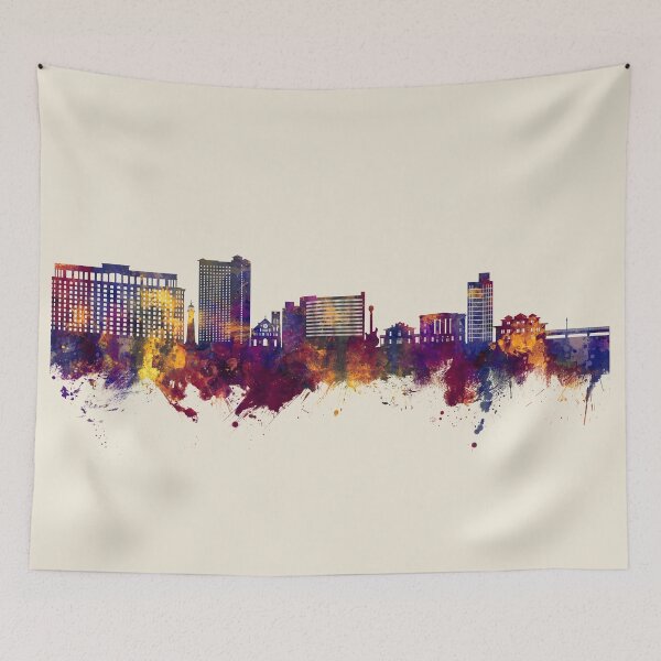 Item preview, Biloxi Mississippi Skyline designed and sold by ArtPrints.