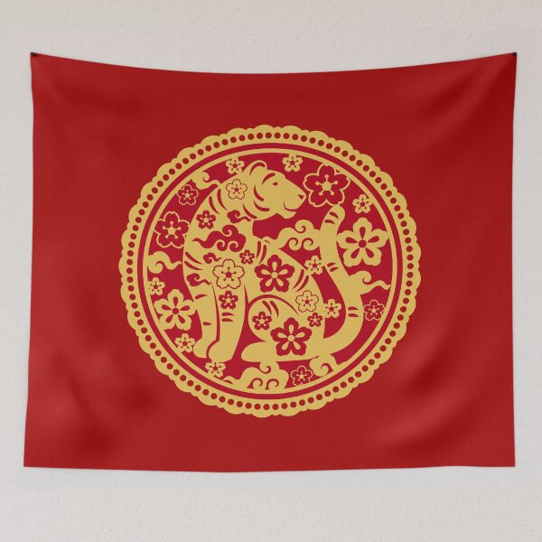 Item preview, Chinese New Year 2022 - Year Of The Tiger, Chinese Horoskop designed and sold by PandaSoul.