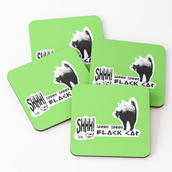 Item preview, BlackCat Shh!!! Let me join the Halloween party! designed and sold by ColorfulTribe.