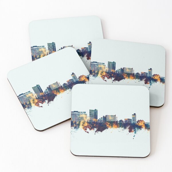 Item preview, Biloxi Mississippi Skyline designed and sold by ArtPrints.