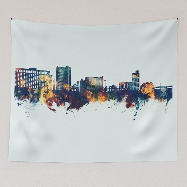 Item preview, Biloxi Mississippi Skyline designed and sold by ArtPrints.