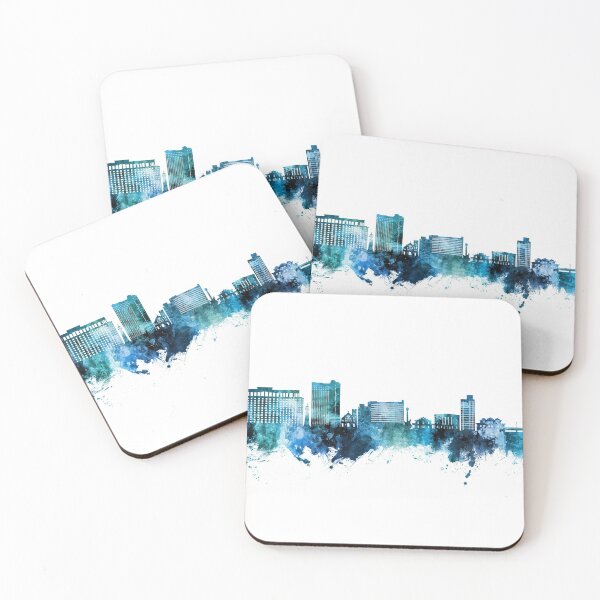 Item preview, Biloxi Mississippi Skyline designed and sold by ArtPrints.