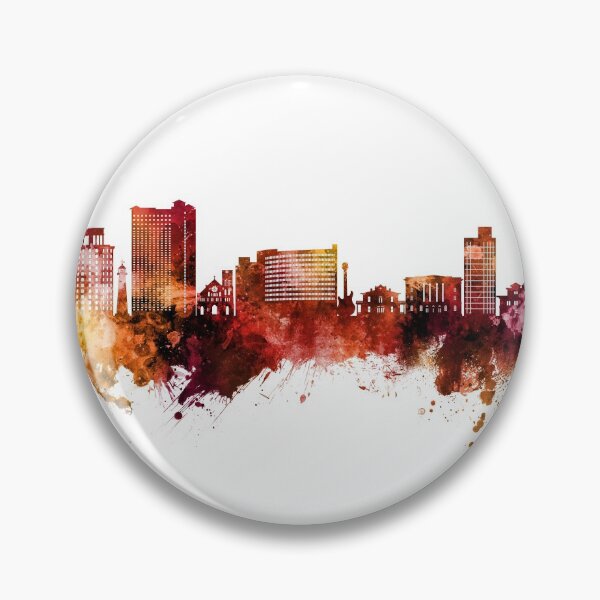 Item preview, Biloxi Mississippi Skyline designed and sold by ArtPrints.