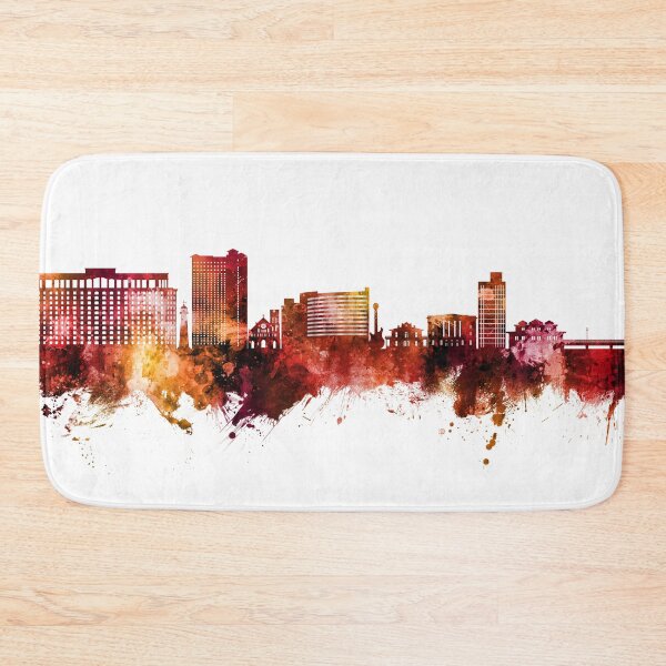 Item preview, Biloxi Mississippi Skyline designed and sold by ArtPrints.