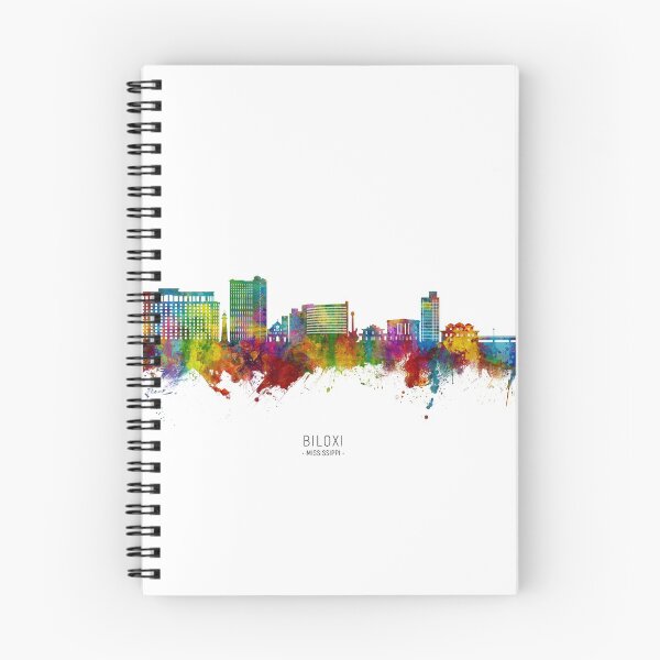 Item preview, Biloxi Mississippi Skyline designed and sold by ArtPrints.