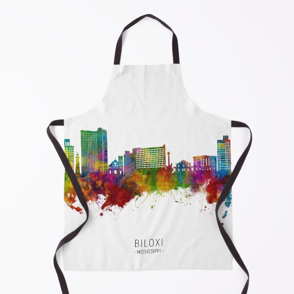 Item preview, Biloxi Mississippi Skyline designed and sold by ArtPrints.