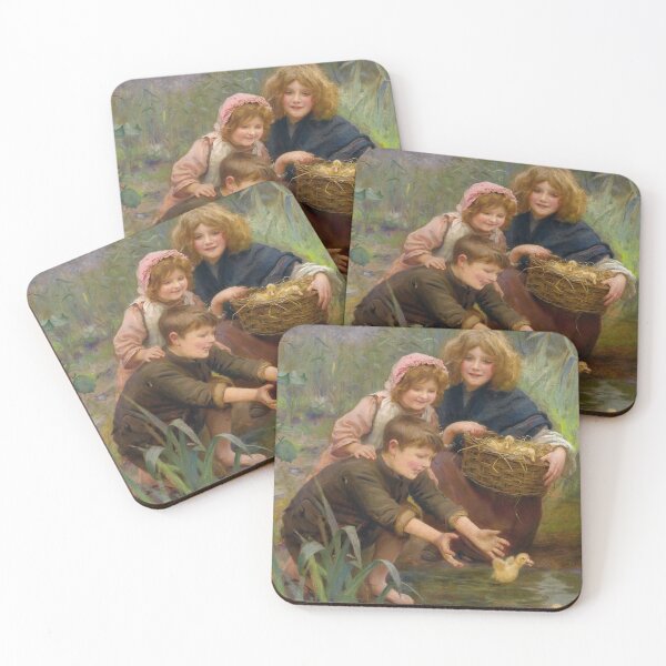 Item preview,  Ducklings learning to swim - Arthur John Elsley designed and sold by Vintage Designs +.
