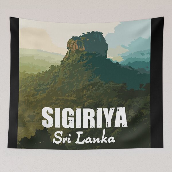 Item preview, Sigiriya Rock Forest Sri Lanka Vintage  designed and sold by HStudioPrints.