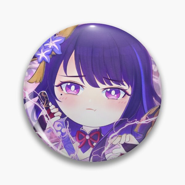 Item preview, Genshin Impact - Raiden Shogun / Baal / Ei - Chibi Icon designed and sold by LaineRinne.