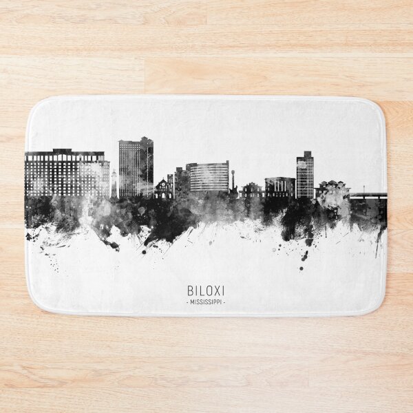 Item preview, Biloxi Mississippi Skyline designed and sold by ArtPrints.