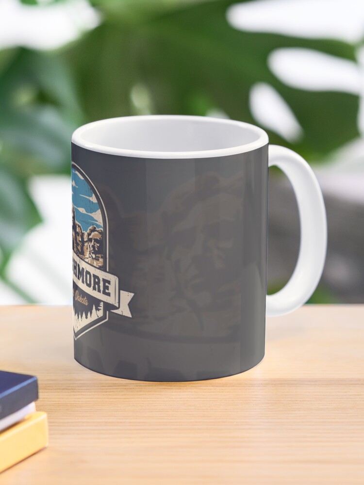 South Dakota  Mount Rushmore  coffee mug 