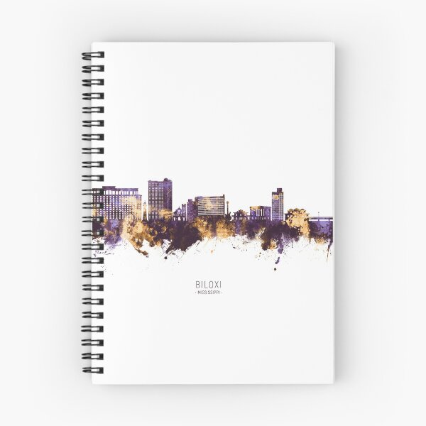 Item preview, Biloxi Mississippi Skyline designed and sold by ArtPrints.