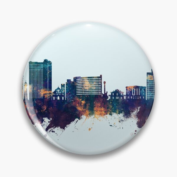 Item preview, Biloxi Mississippi Skyline designed and sold by ArtPrints.