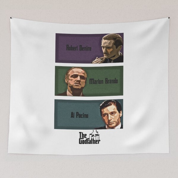 Item preview, The Godfather Robert Deniro Marlon Brando And Al Pacino designed and sold by Caren Harrell.