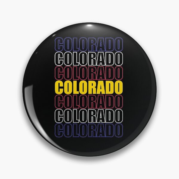 Item preview, Colorado Text Flag on Black designed and sold by that5280lady.
