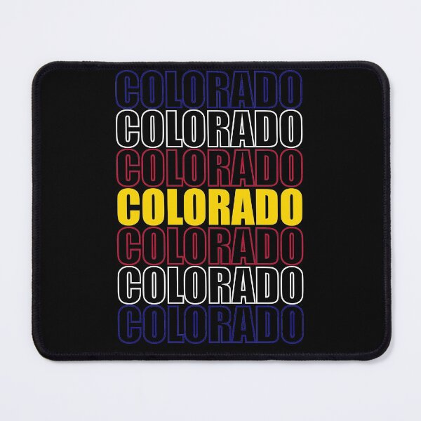Item preview, Colorado Text Flag on Black designed and sold by that5280lady.