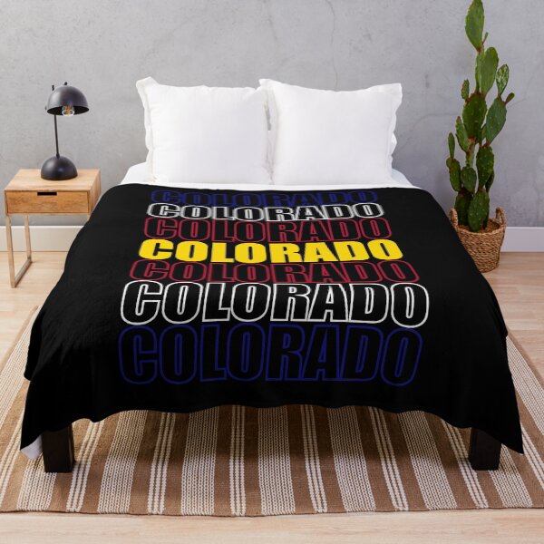 Item preview, Colorado Text Flag on Black designed and sold by that5280lady.
