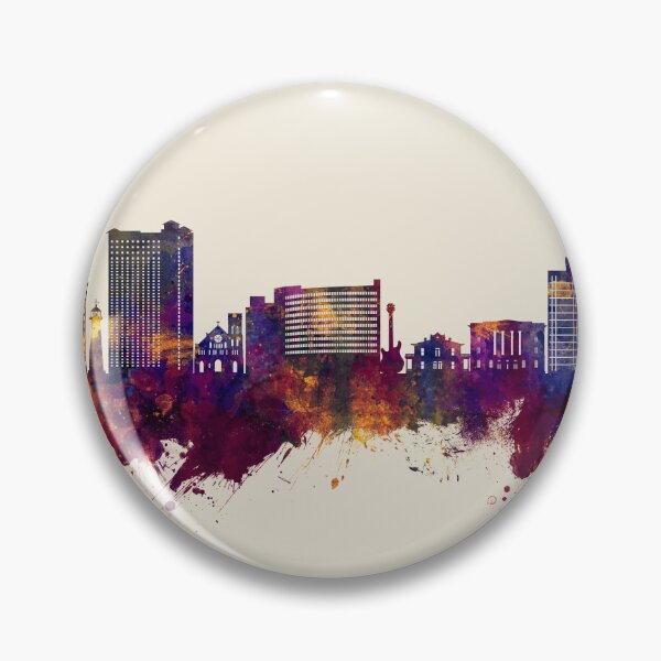 Item preview, Biloxi Mississippi Skyline designed and sold by ArtPrints.
