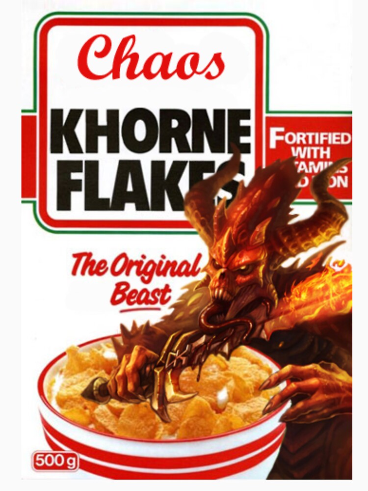 CHAOS KHORNE FLAKES by yepanasara