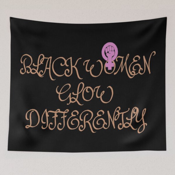 Item preview, Black Women Glow Differently designed and sold by Simi2020.