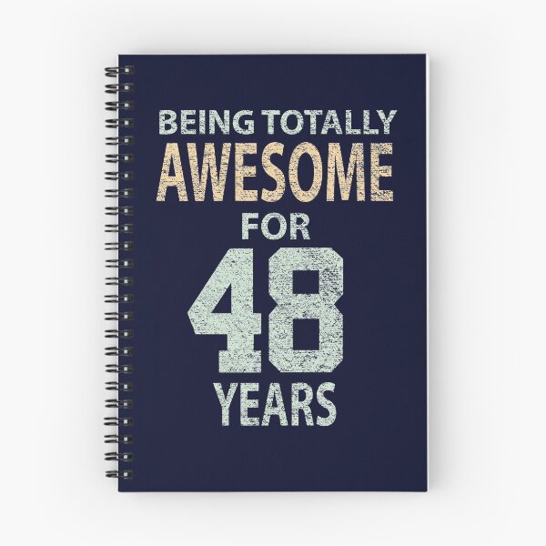 Item preview, Being totally awesome for 48 years, vintage chalk style designed and sold by Sama-dee.