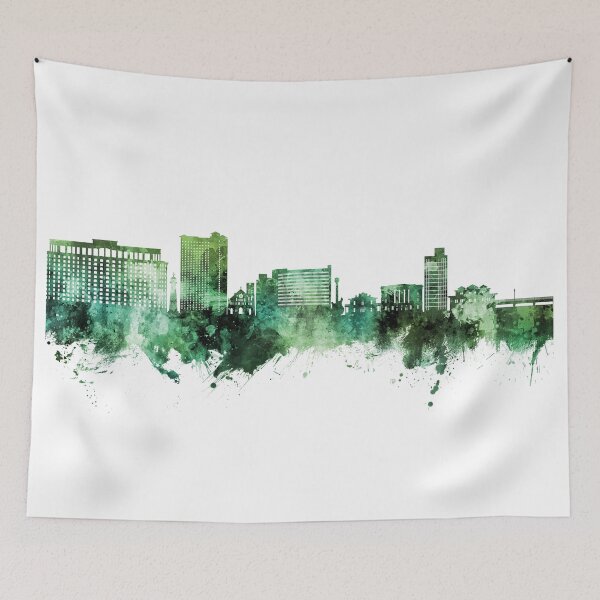 Item preview, Biloxi Mississippi Skyline designed and sold by ArtPrints.