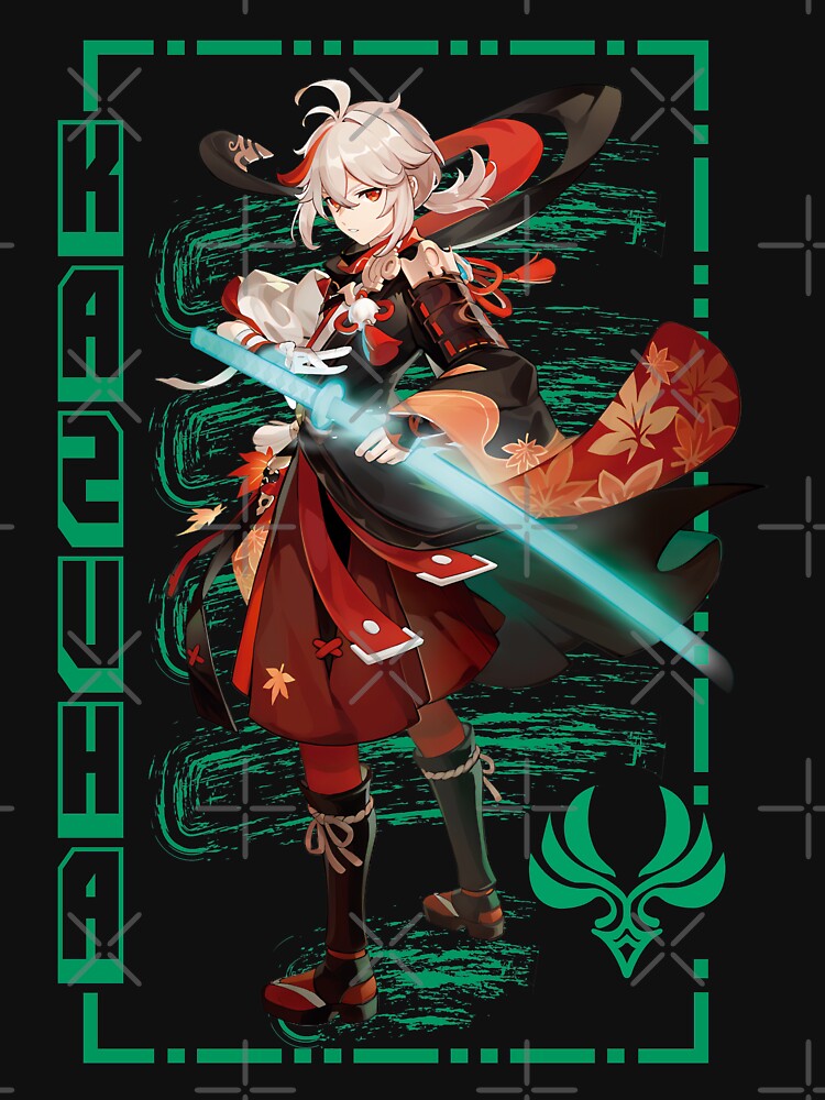 "GENSHIN IMPACT KAZUHA" Essential TShirt by MaxwellYT Redbubble