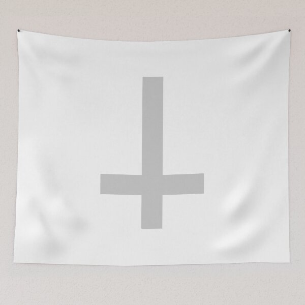 Item preview, upsidedown cross designed and sold by TinyLogoTees.