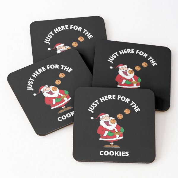 Item preview, Santa's Just here for the cookies  designed and sold by Dreamingnewfie.