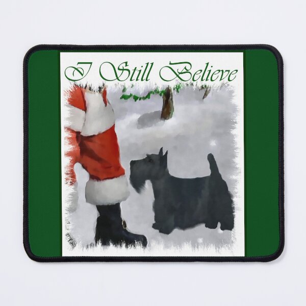 Item preview, Scottish Terrier With Santa Christmas Gifts designed and sold by springdaleshops.