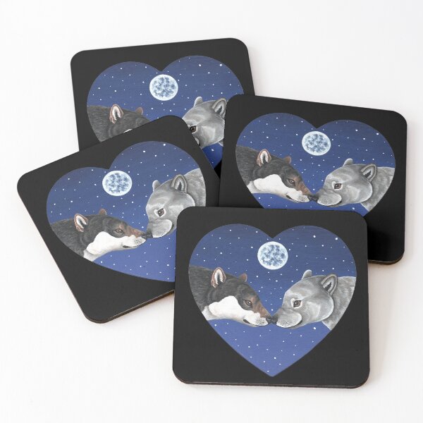 Item preview, Wolves Under the Moon designed and sold by WolfySilver.