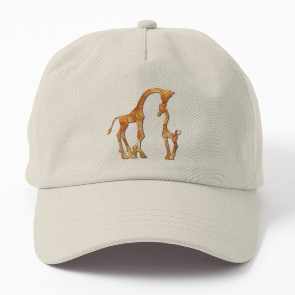 Giraffes silhouette Dad Hat