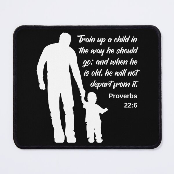 Item preview, Proverbs 22:6 King James Version designed and sold by Caregiverology.