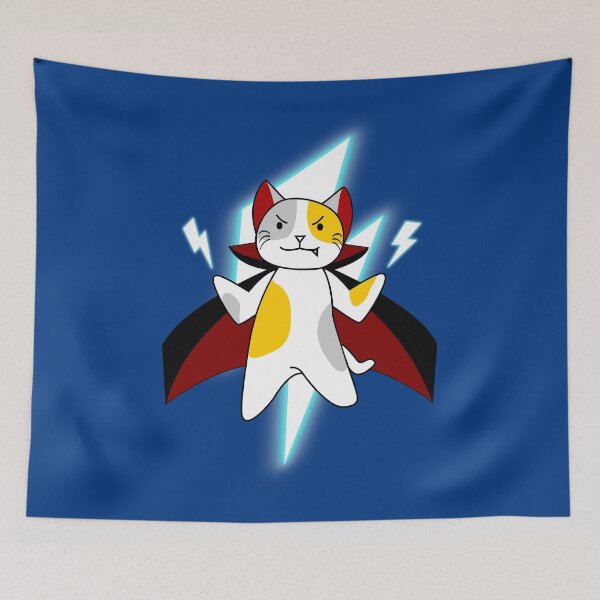 Item preview, Lightning Vampire Calico | Halloween designed and sold by DAFIN.