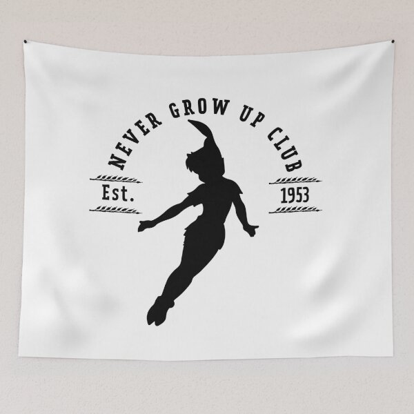 Item preview, Never Grow Up Club- Pan Design  designed and sold by PrettyPage.