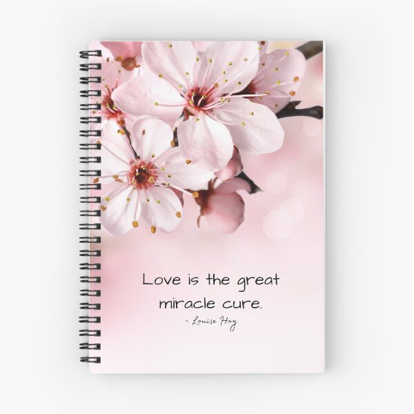 Item preview, Louise Hay Quote, Love is the great miracle cure, Heal Yourself designed and sold by MamaSweetea.